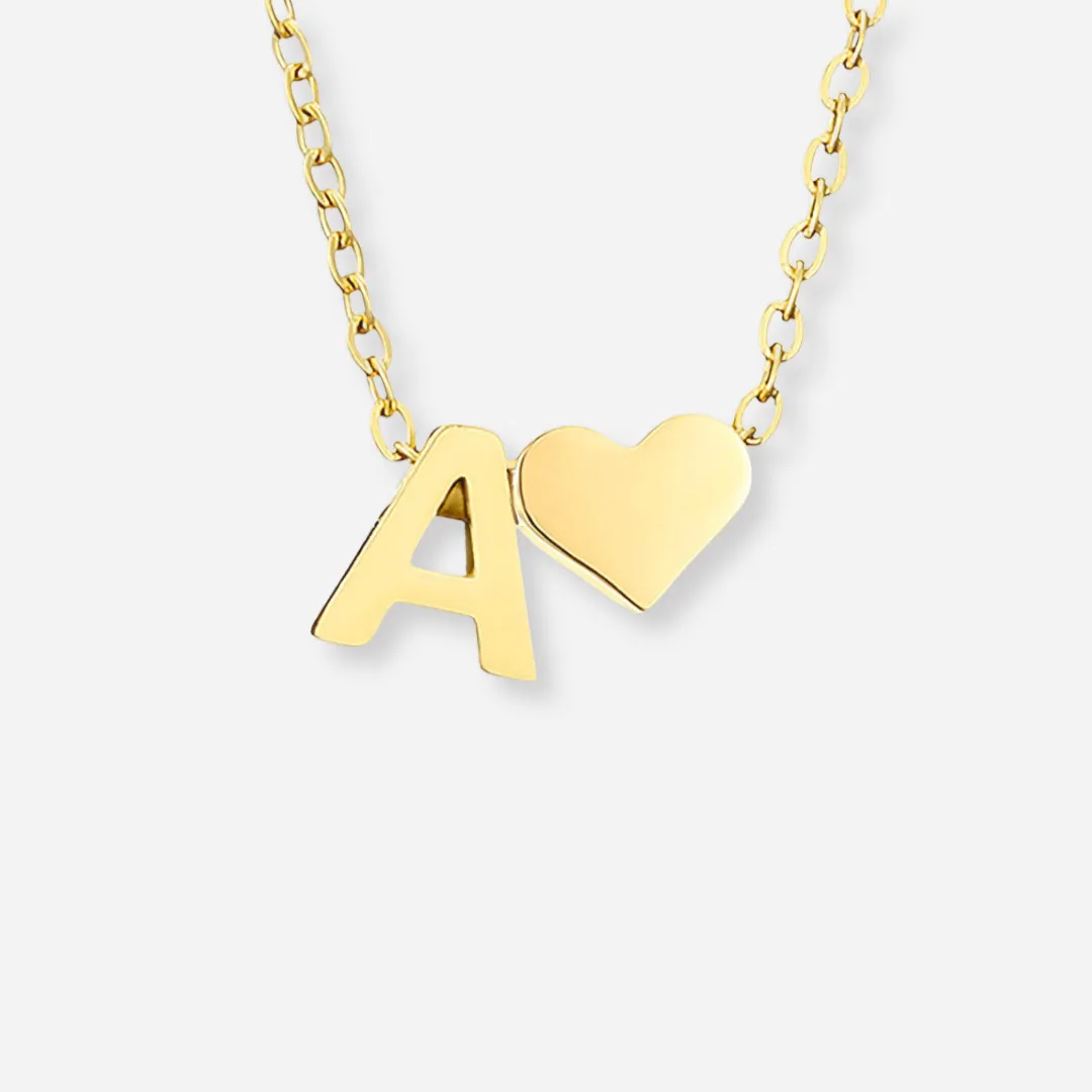 Ria™ | Heart and Initial Necklace
