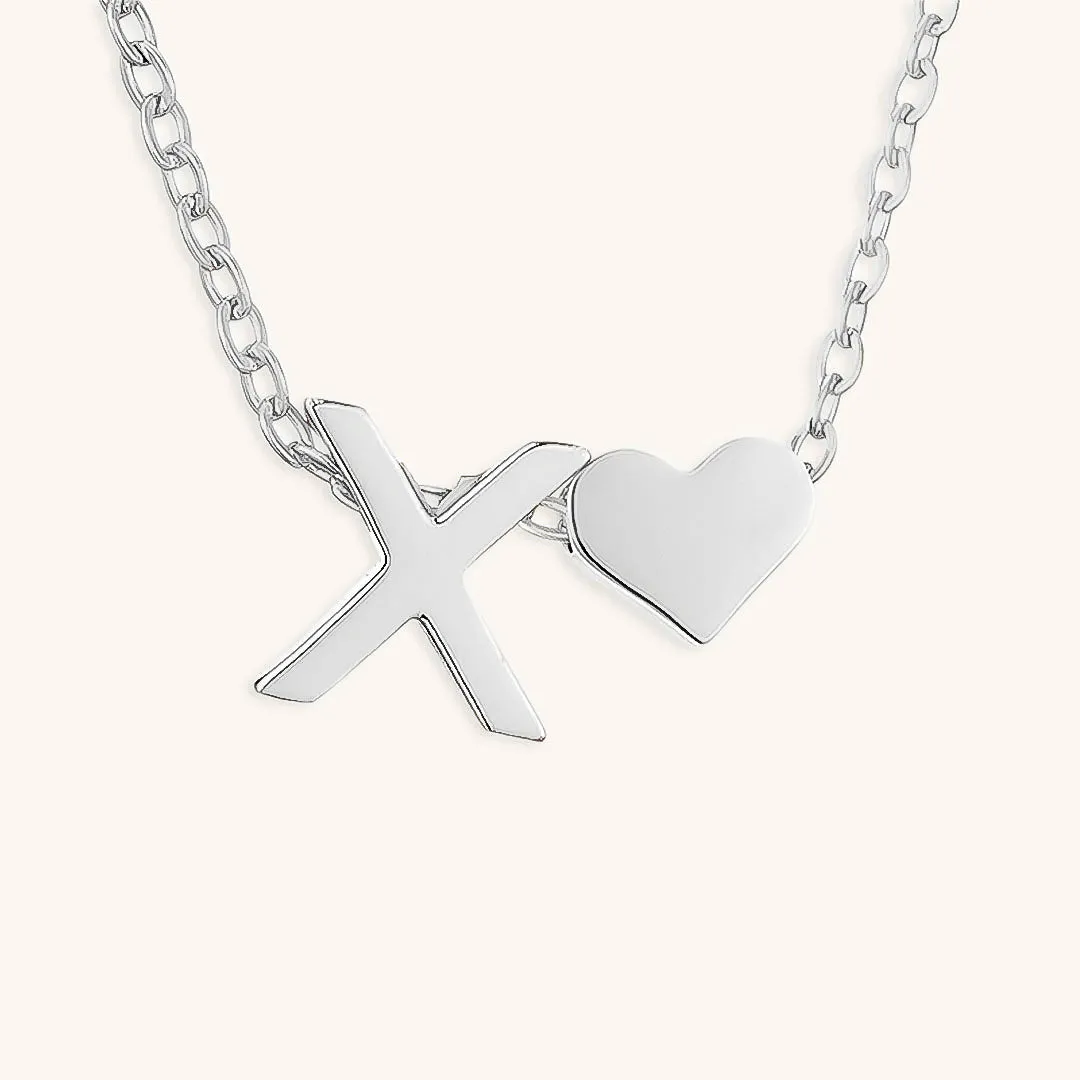 Ria™ | Heart and Initial Necklace