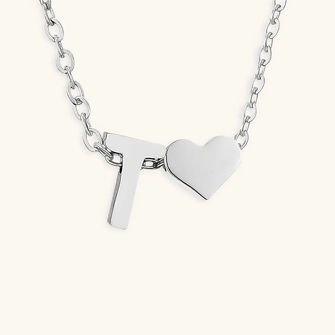 Ria™ | Heart and Initial Necklace