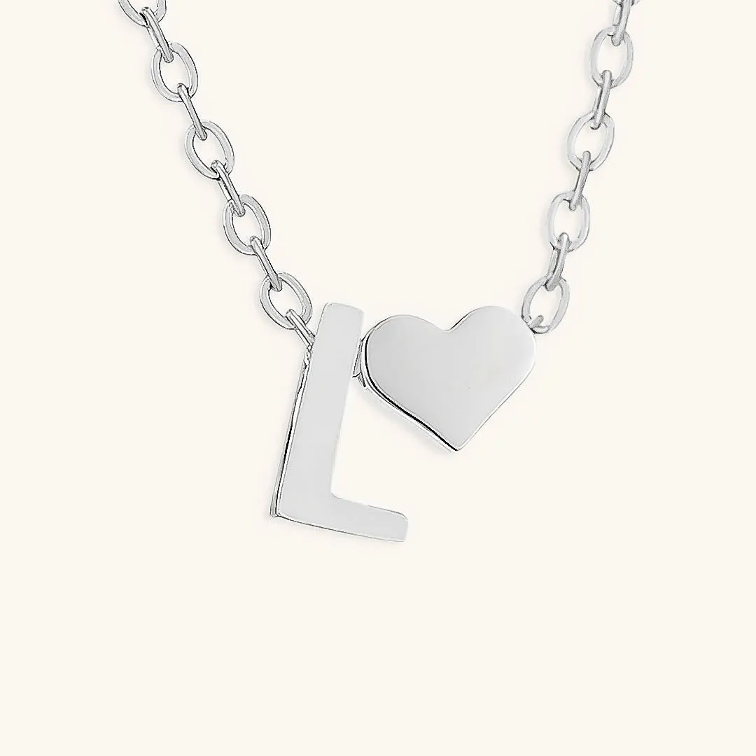 Ria™ | Heart and Initial Necklace
