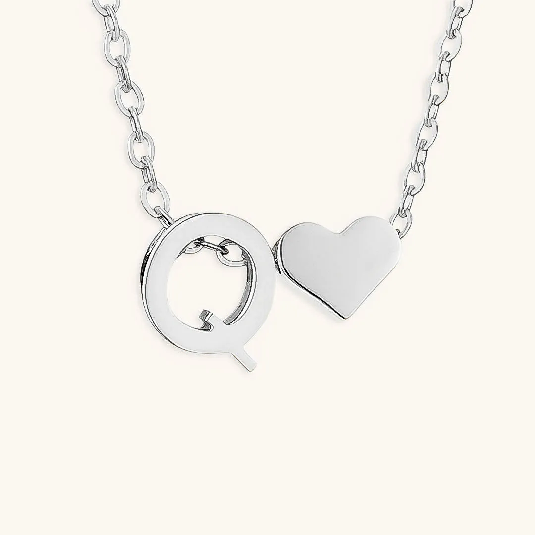 Ria™ | Heart and Initial Necklace