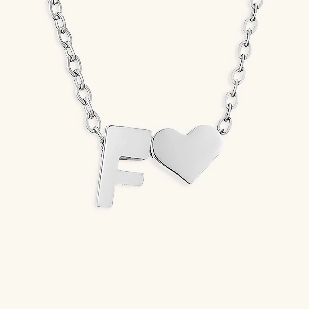 Ria™ | Heart and Initial Necklace