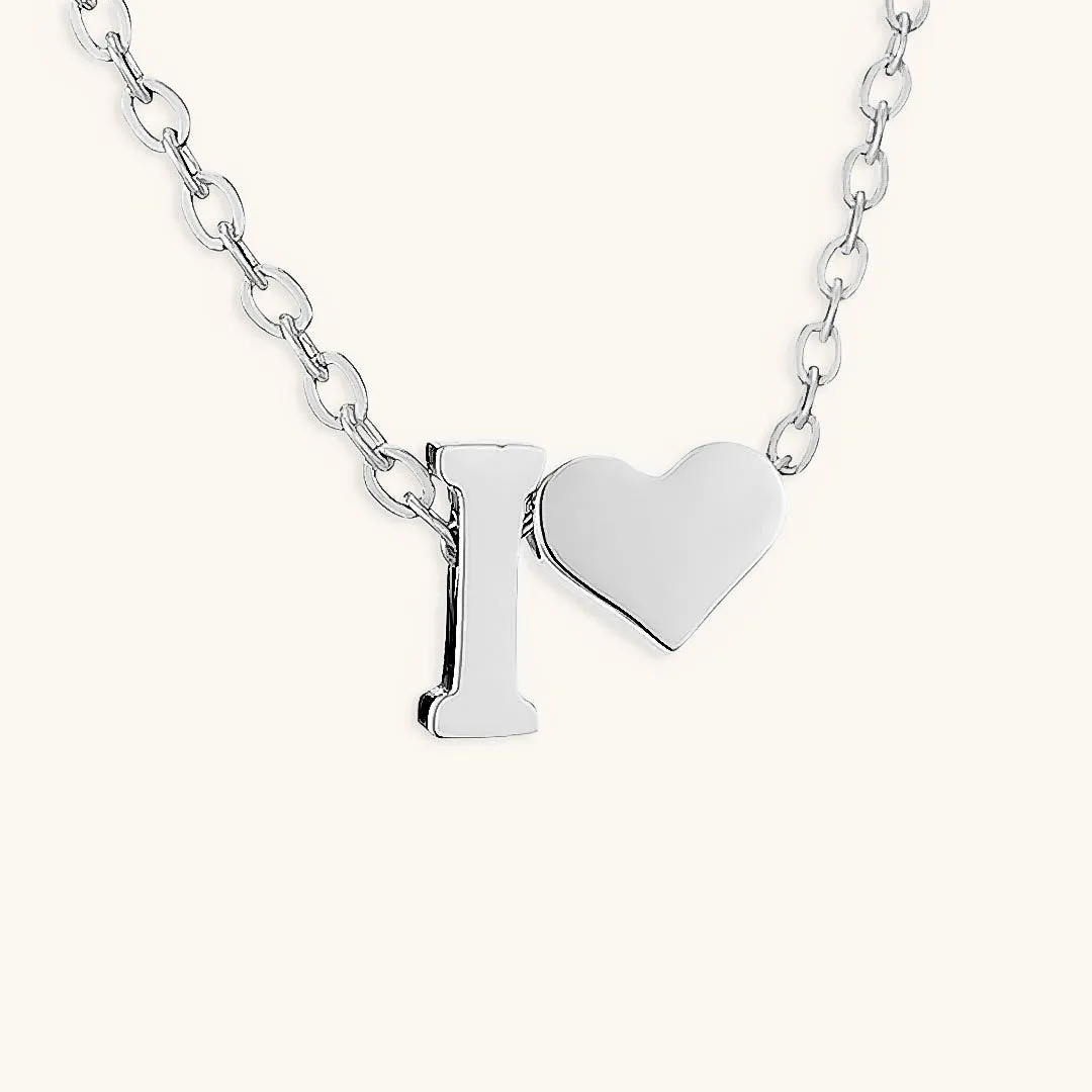 Ria™ | Heart and Initial Necklace