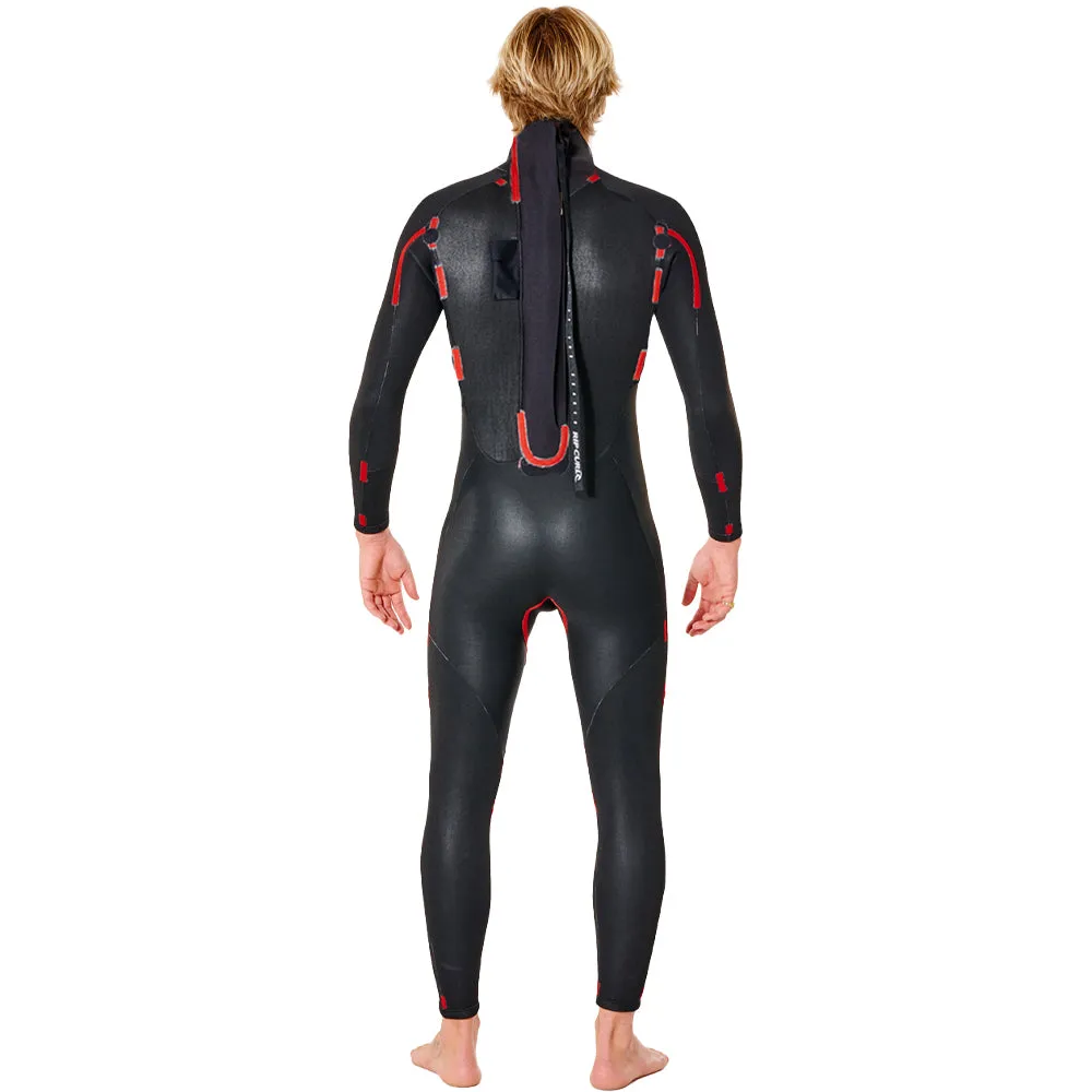 Rip Curl Freelite 3/2mm Back Zip Summer Wetsuit  - Black