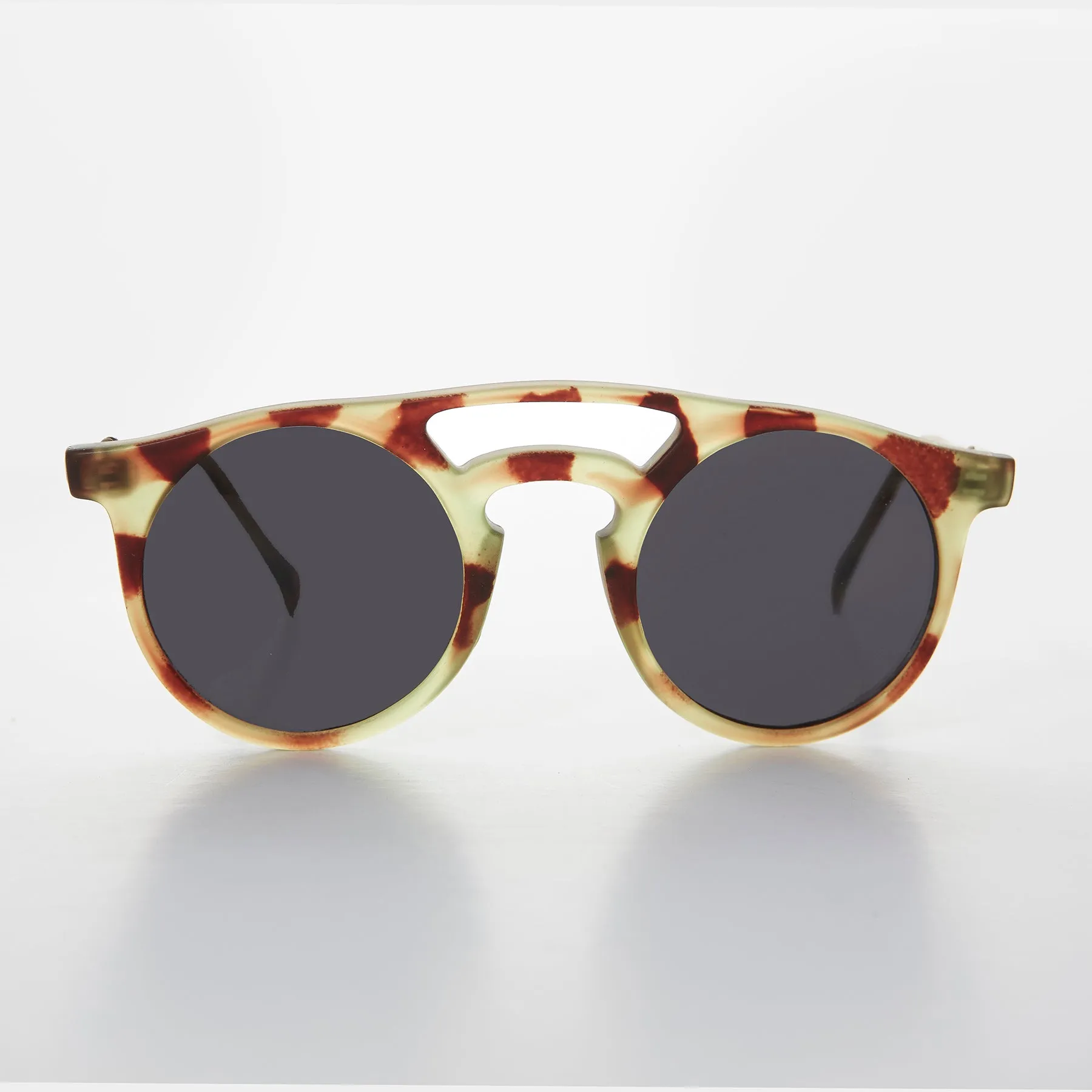 Round Victorian Steampunk Vintage Sunglass - Edgar