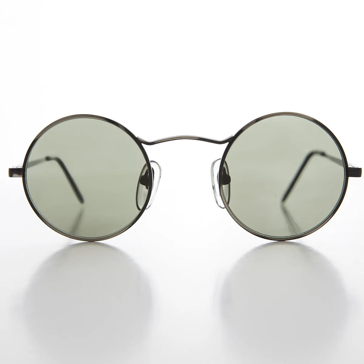 Round Wire Rim Teashade Vintage Sunglass - Vox 1