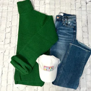 Sadie High Rise Straight Leg Denim
