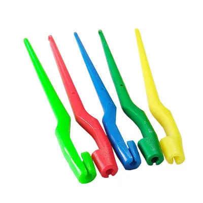 SAMSFX 10 Pcs x Plastic Multicolor Fishing Hook Disgorgers Detacher Dehooker Removers