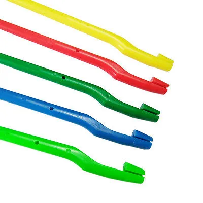 SAMSFX 10 Pcs x Plastic Multicolor Fishing Hook Disgorgers Detacher Dehooker Removers