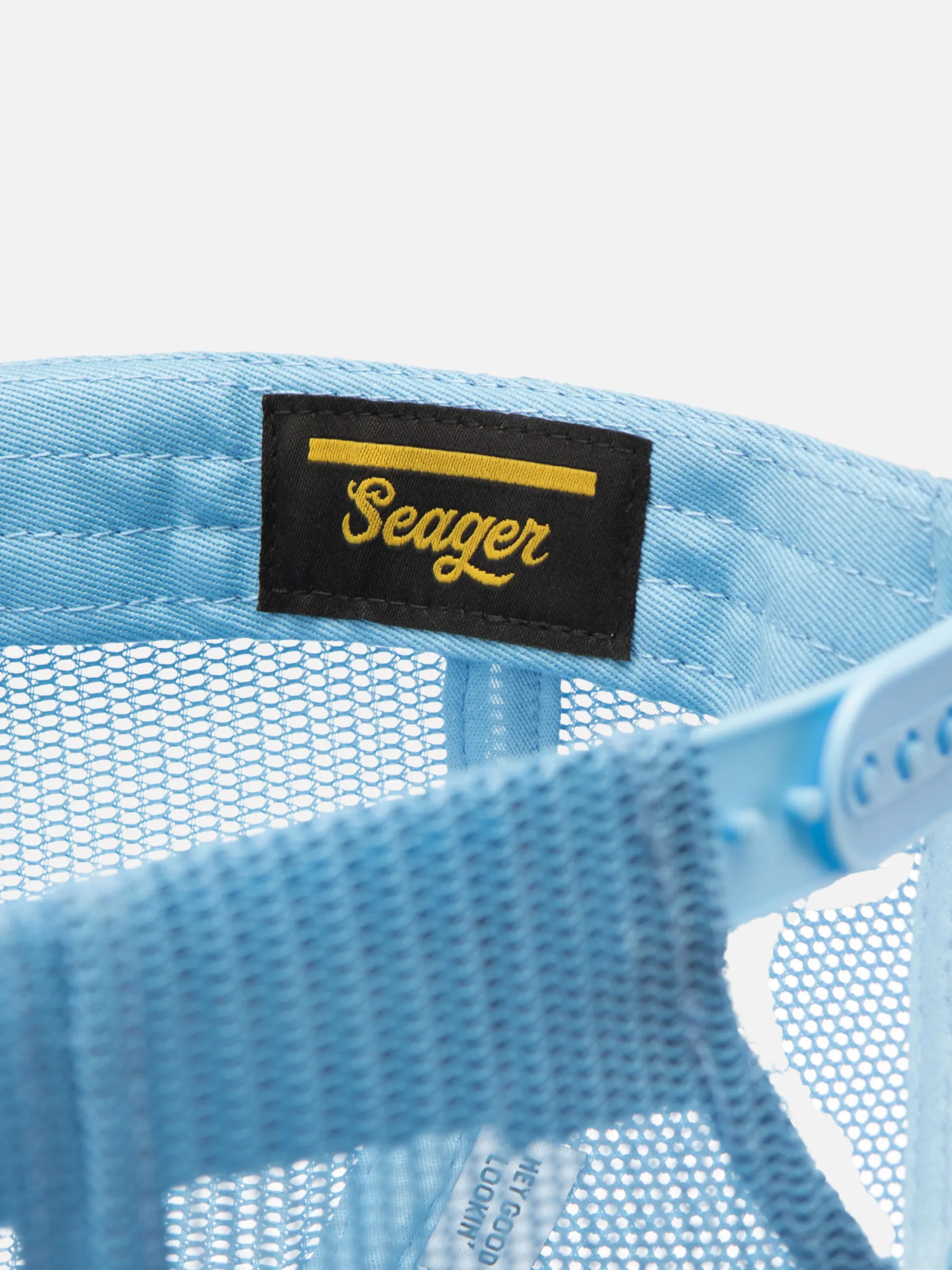 Seager Old Town All Mesh Snapback - Blue