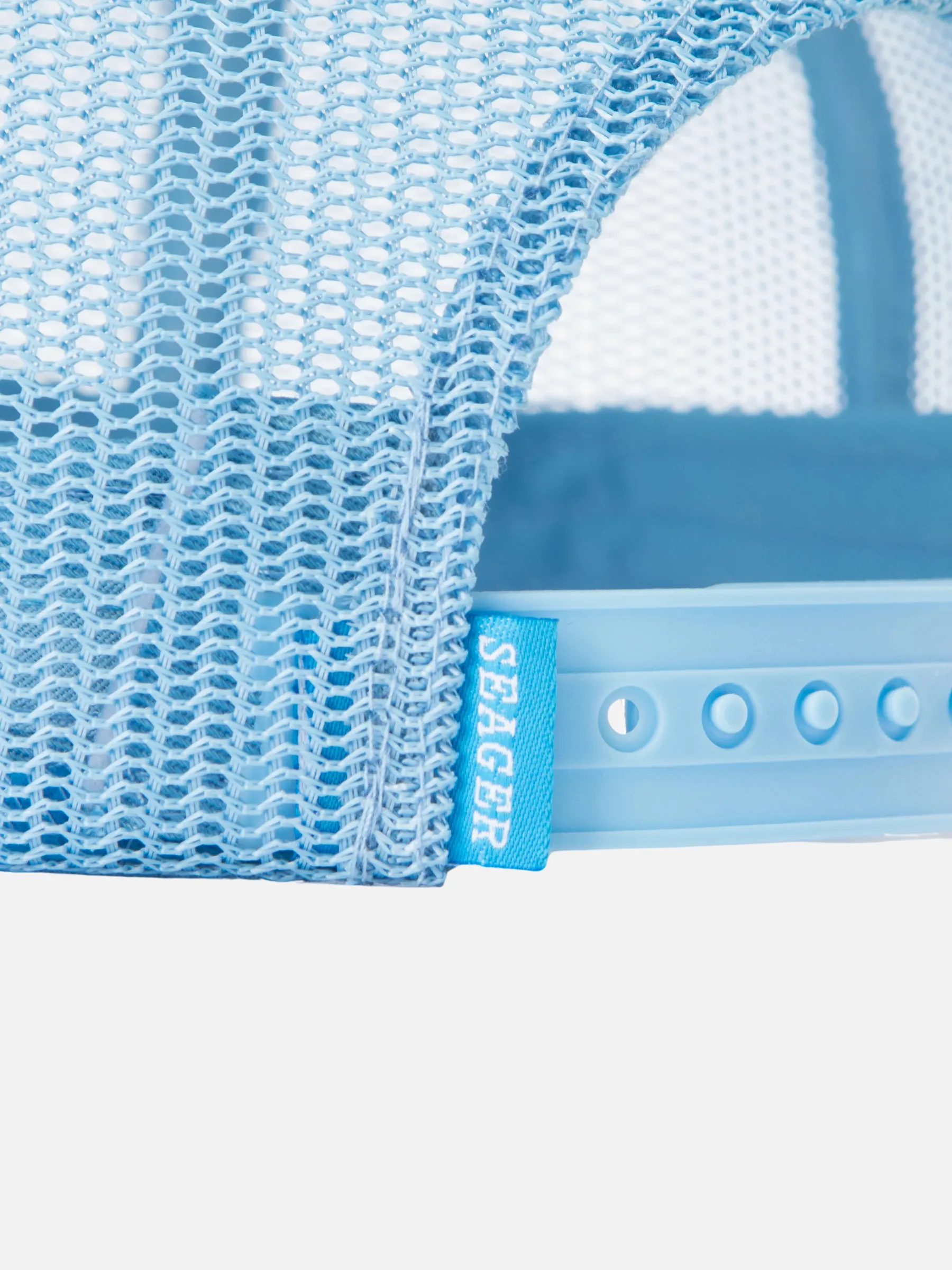Seager Old Town All Mesh Snapback - Blue