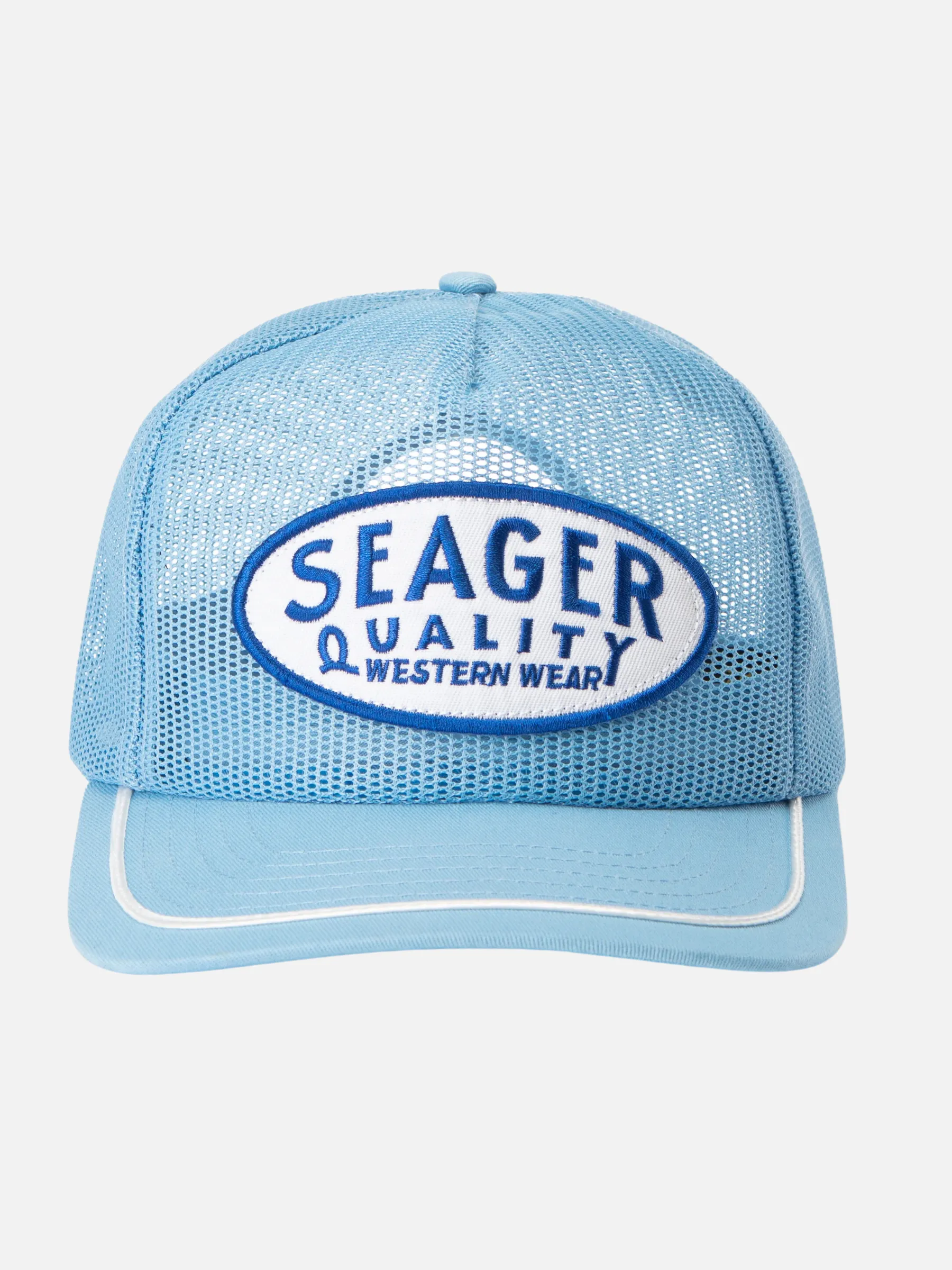 Seager Old Town All Mesh Snapback - Blue