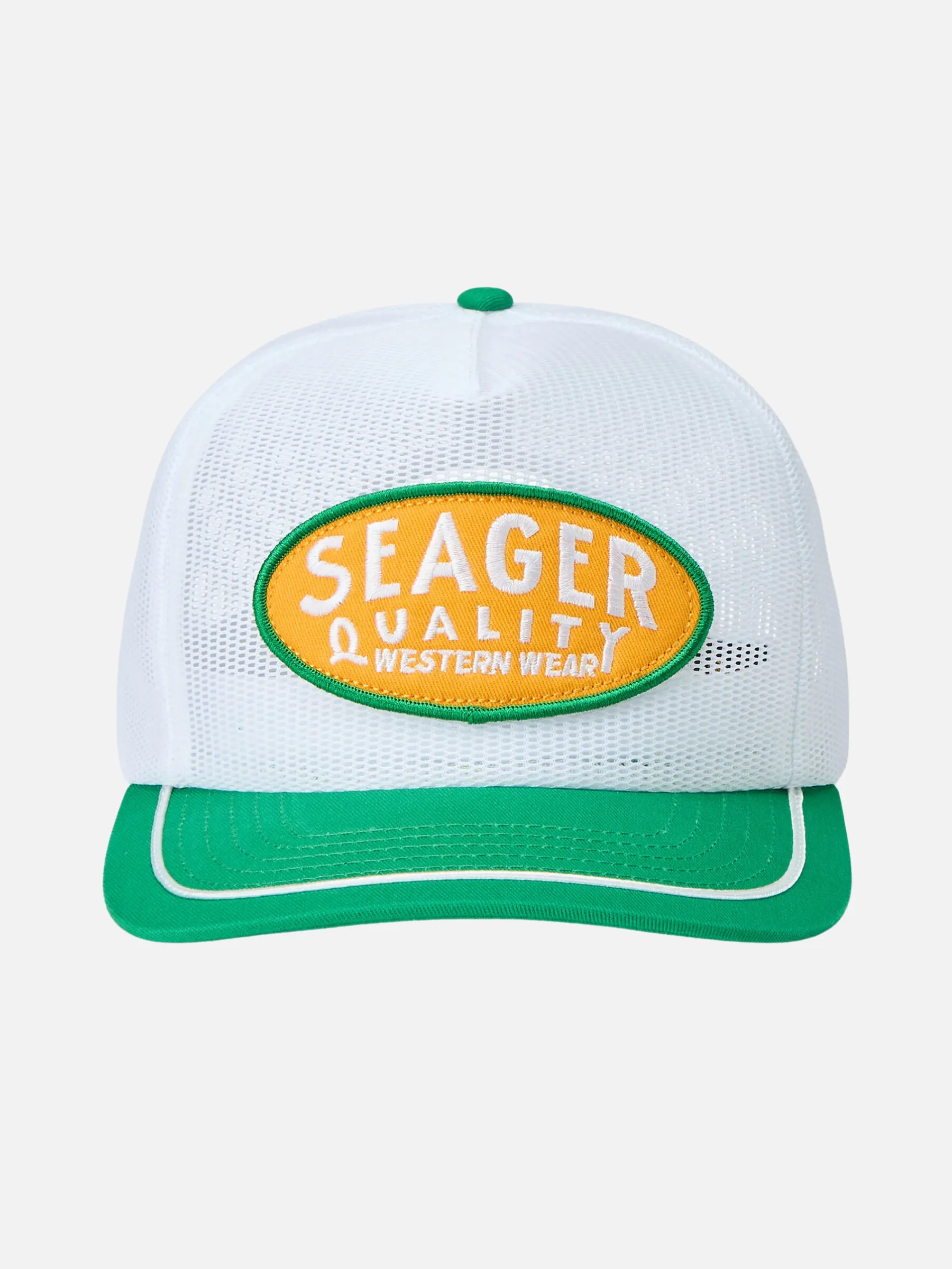 Seager Old Town All Mesh Snapback - White