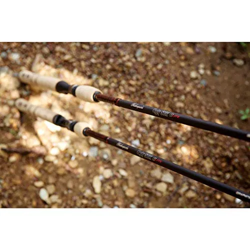 Shakespeare Ugly Stik 6’ Elite Spinning Rod, Two Piece Spinning Rod, 8-17lb Line Rating, Medium Heavy Rod Power, Fast Action, 1/4-3/4 oz. Lure Rating