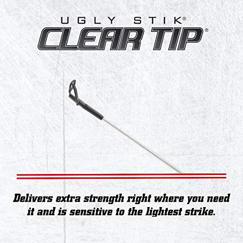 Shakespeare Ugly Stik 6’ Elite Spinning Rod, Two Piece Spinning Rod, 8-17lb Line Rating, Medium Heavy Rod Power, Fast Action, 1/4-3/4 oz. Lure Rating