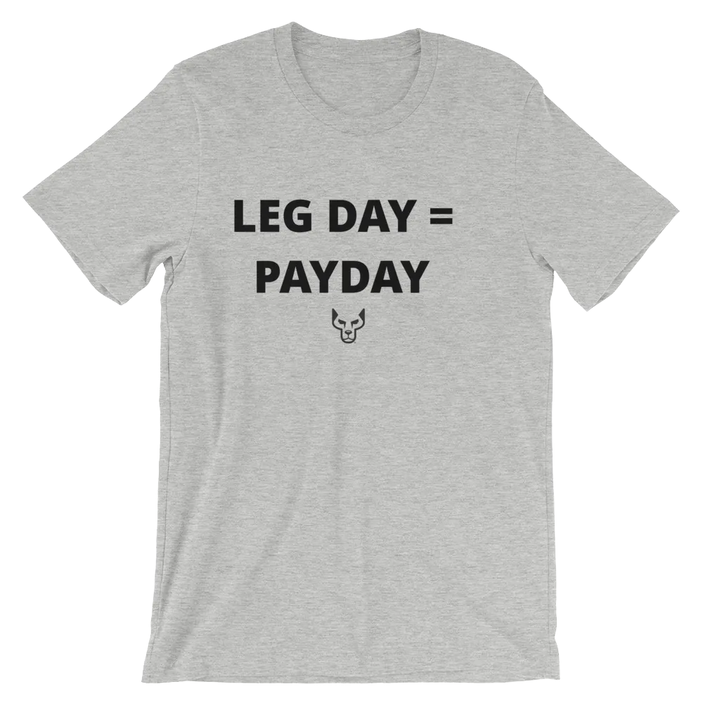 Short-Sleeve Unisex T-Shirt, UnderDog, Leg Day