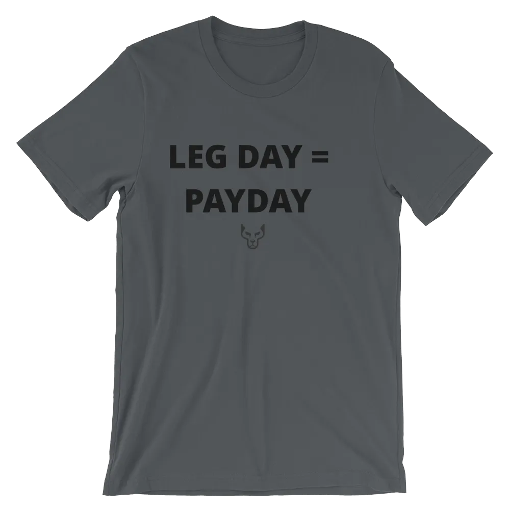 Short-Sleeve Unisex T-Shirt, UnderDog, Leg Day