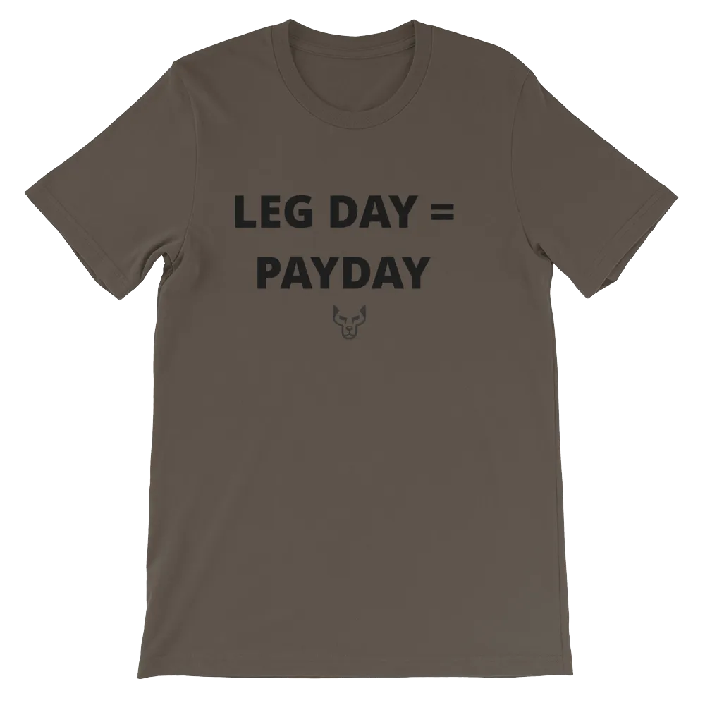 Short-Sleeve Unisex T-Shirt, UnderDog, Leg Day