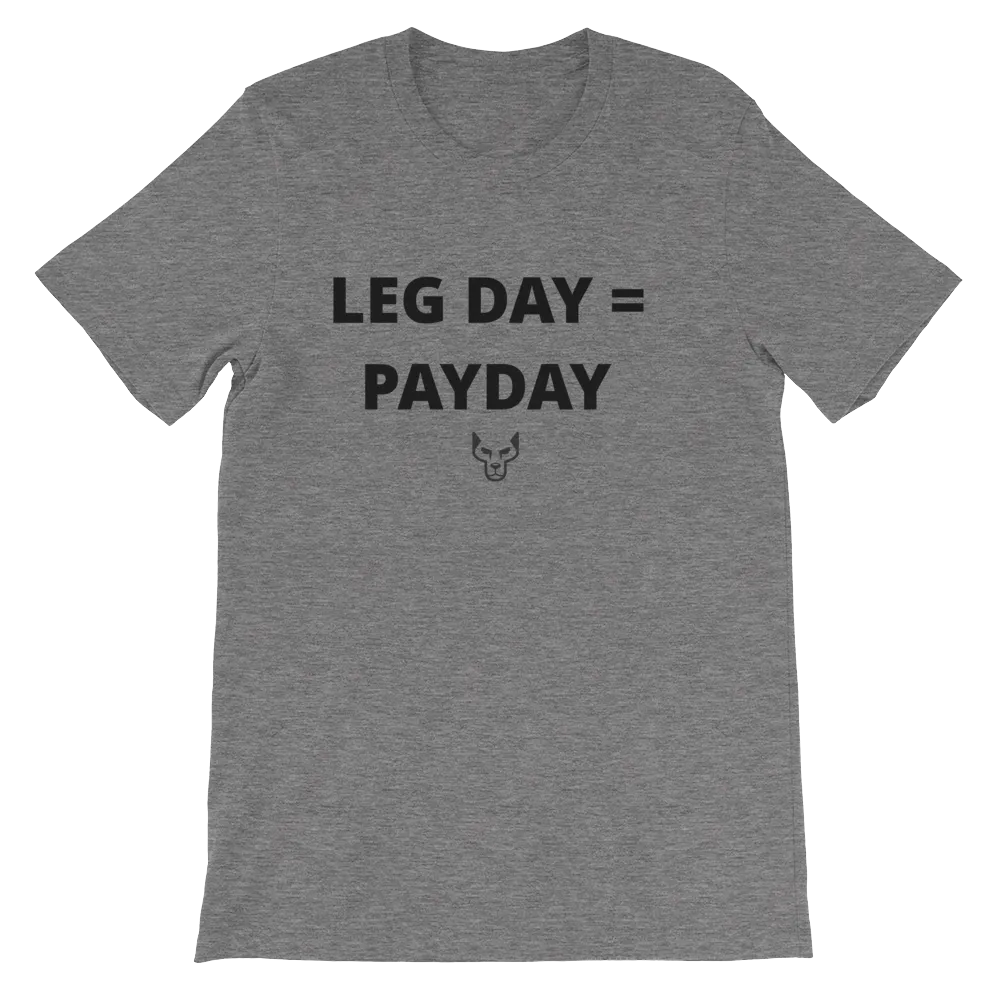 Short-Sleeve Unisex T-Shirt, UnderDog, Leg Day