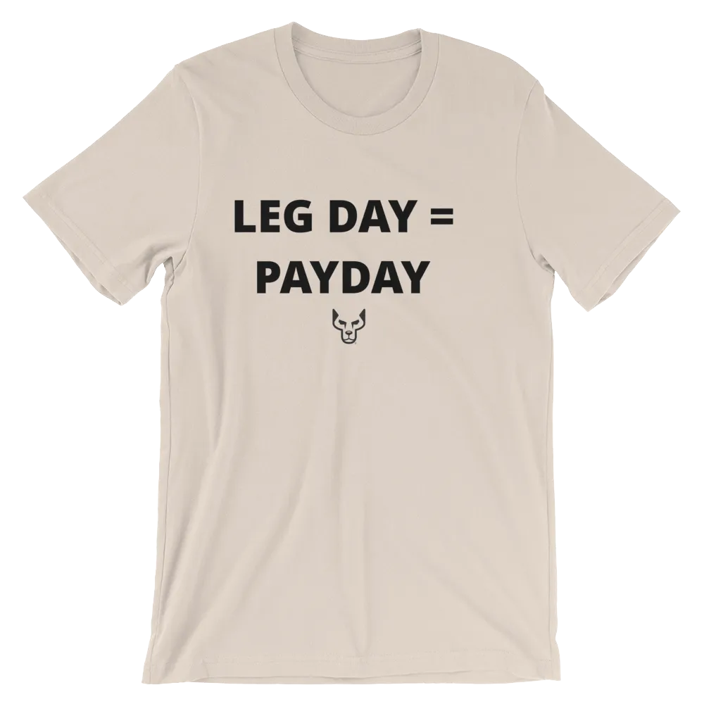 Short-Sleeve Unisex T-Shirt, UnderDog, Leg Day