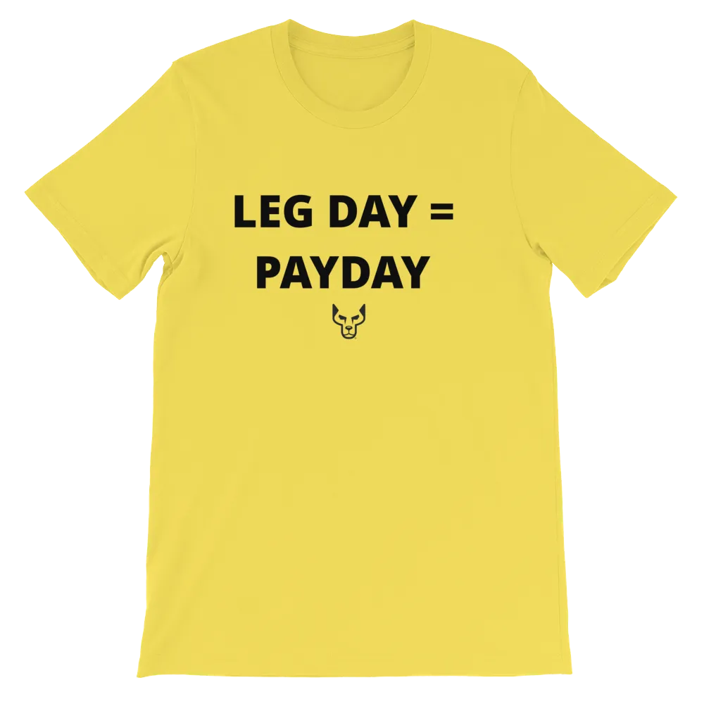 Short-Sleeve Unisex T-Shirt, UnderDog, Leg Day