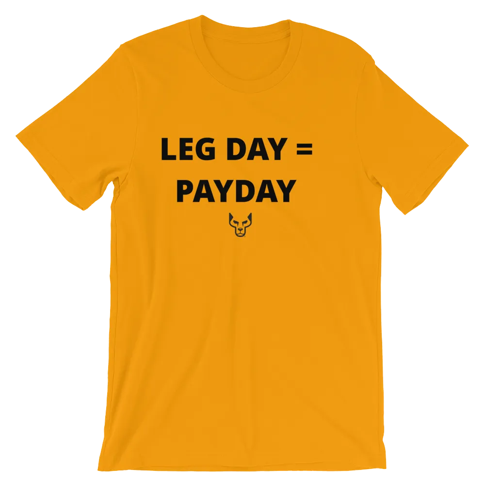 Short-Sleeve Unisex T-Shirt, UnderDog, Leg Day