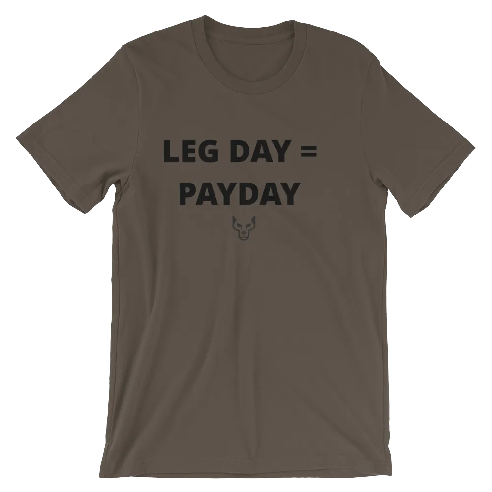 Short-Sleeve Unisex T-Shirt, UnderDog, Leg Day