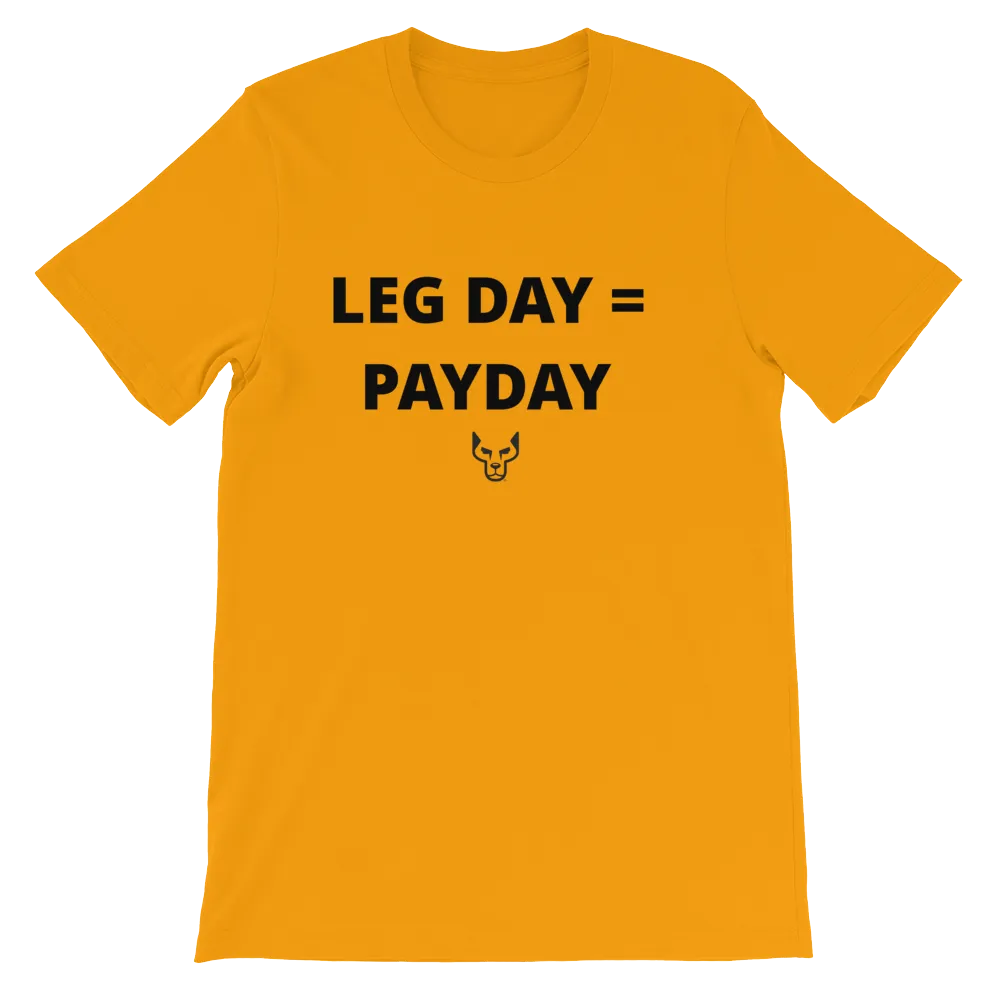 Short-Sleeve Unisex T-Shirt, UnderDog, Leg Day