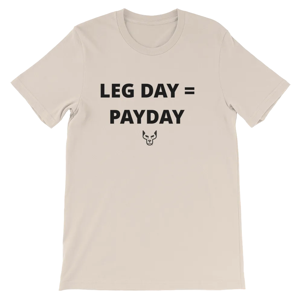 Short-Sleeve Unisex T-Shirt, UnderDog, Leg Day