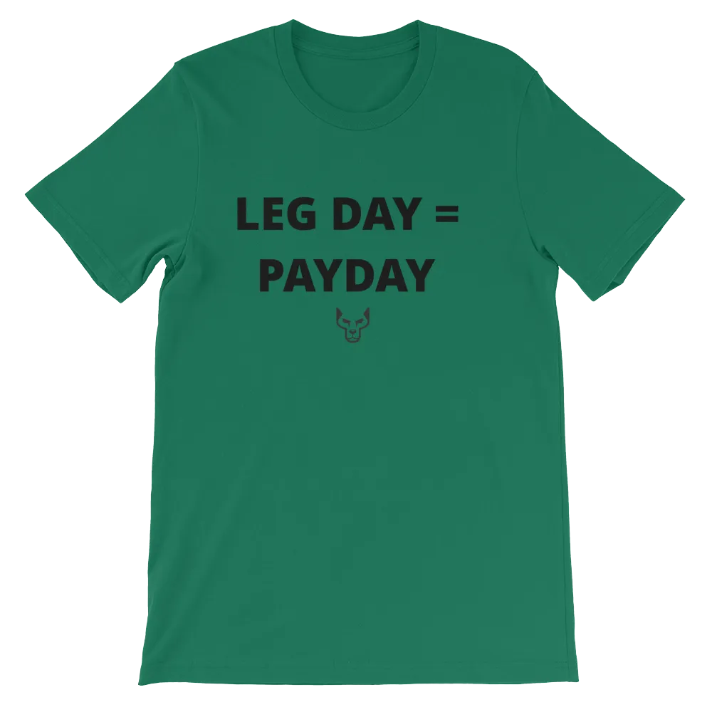 Short-Sleeve Unisex T-Shirt, UnderDog, Leg Day