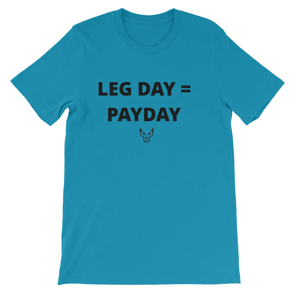 Short-Sleeve Unisex T-Shirt, UnderDog, Leg Day