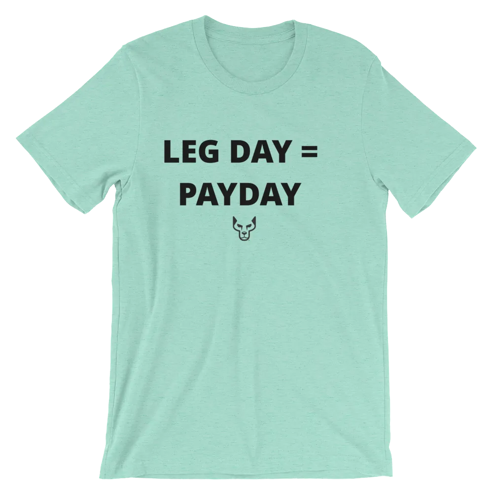 Short-Sleeve Unisex T-Shirt, UnderDog, Leg Day