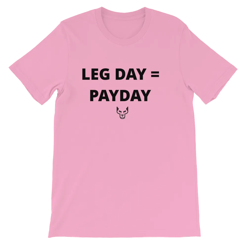 Short-Sleeve Unisex T-Shirt, UnderDog, Leg Day