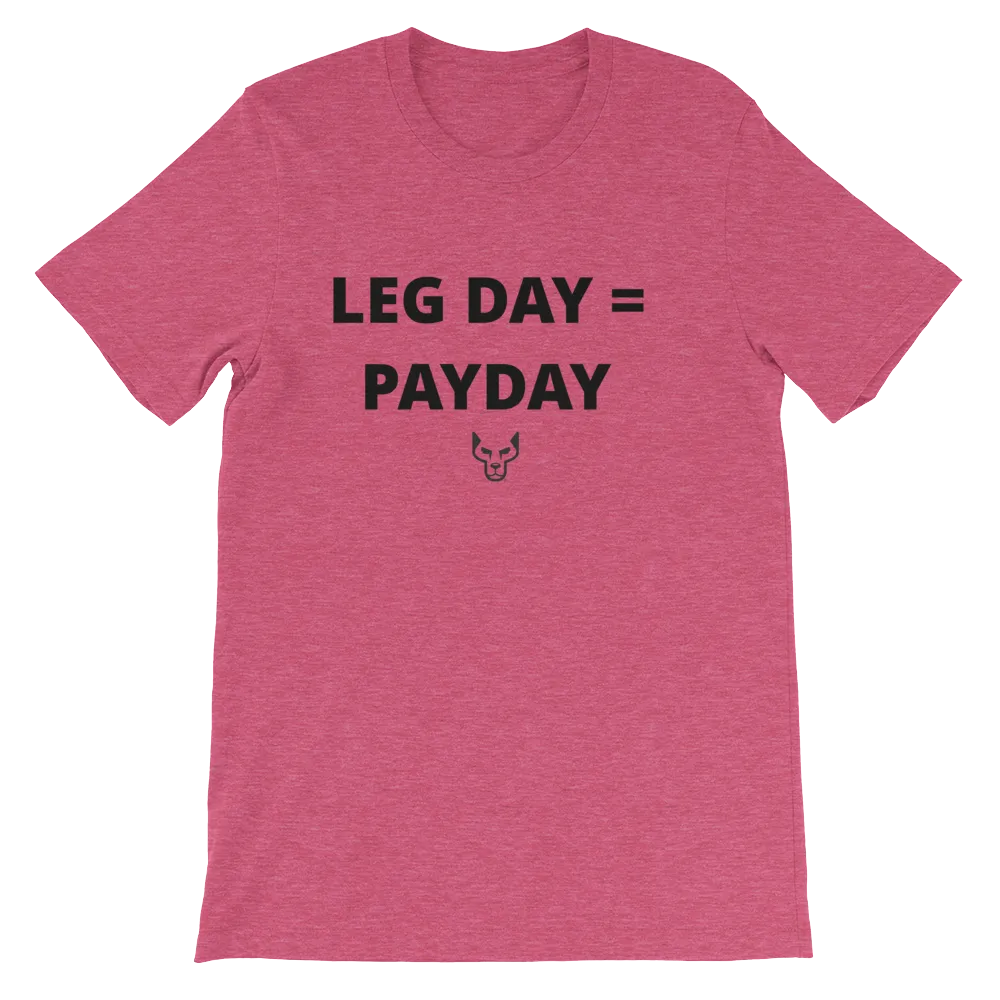 Short-Sleeve Unisex T-Shirt, UnderDog, Leg Day