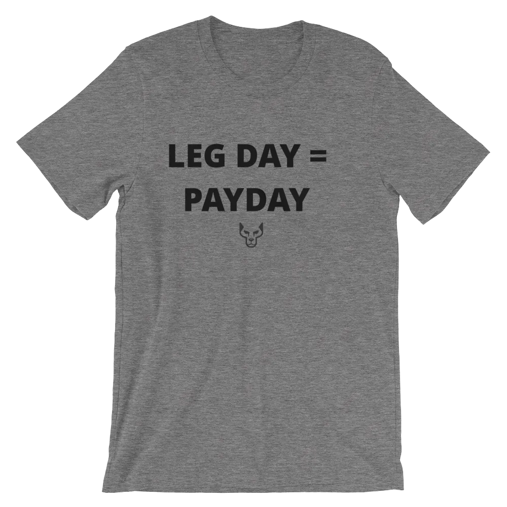 Short-Sleeve Unisex T-Shirt, UnderDog, Leg Day