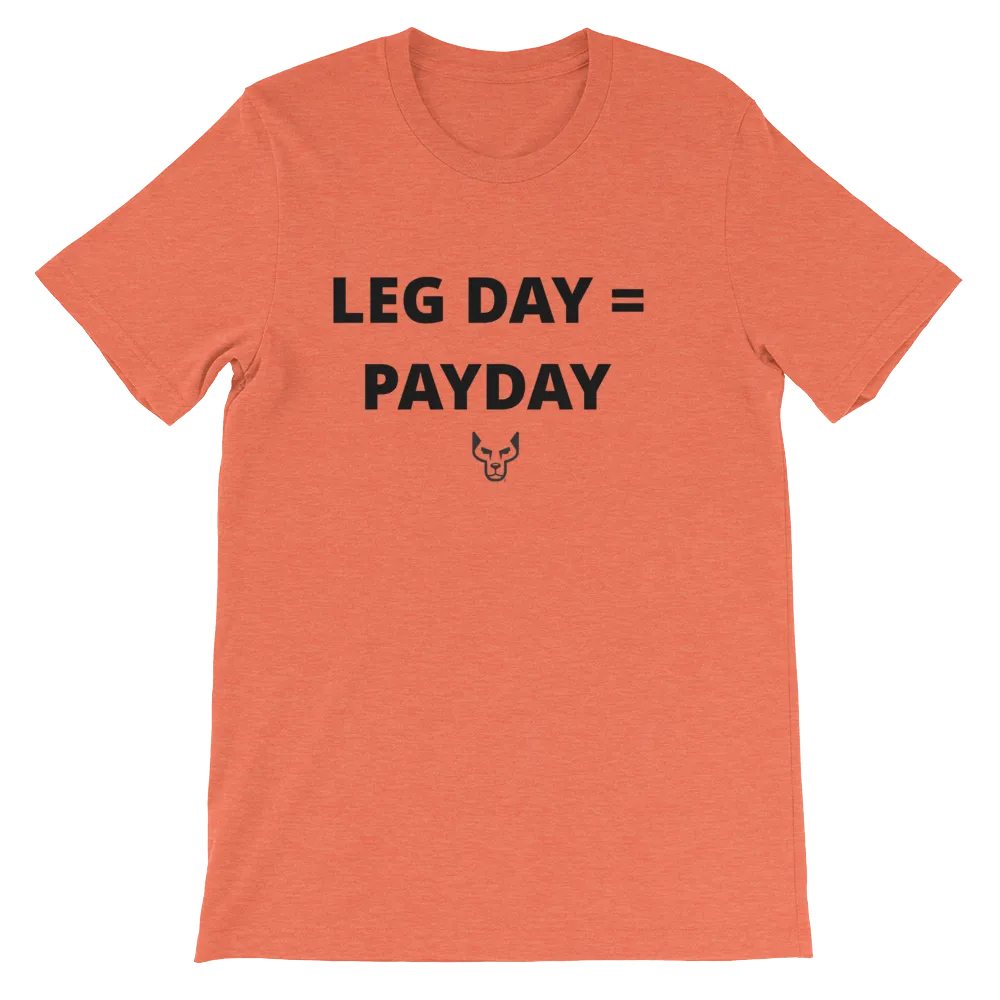 Short-Sleeve Unisex T-Shirt, UnderDog, Leg Day
