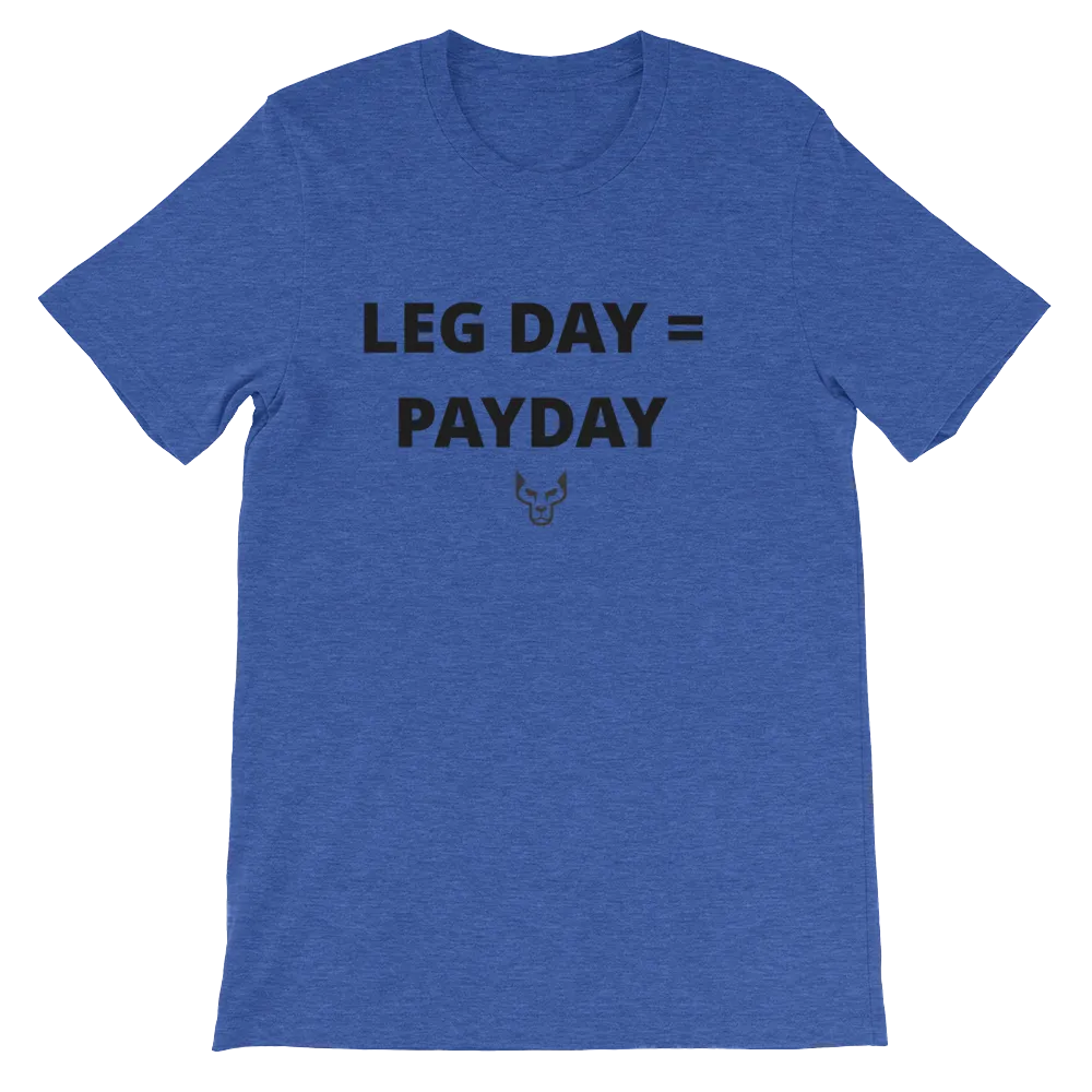 Short-Sleeve Unisex T-Shirt, UnderDog, Leg Day