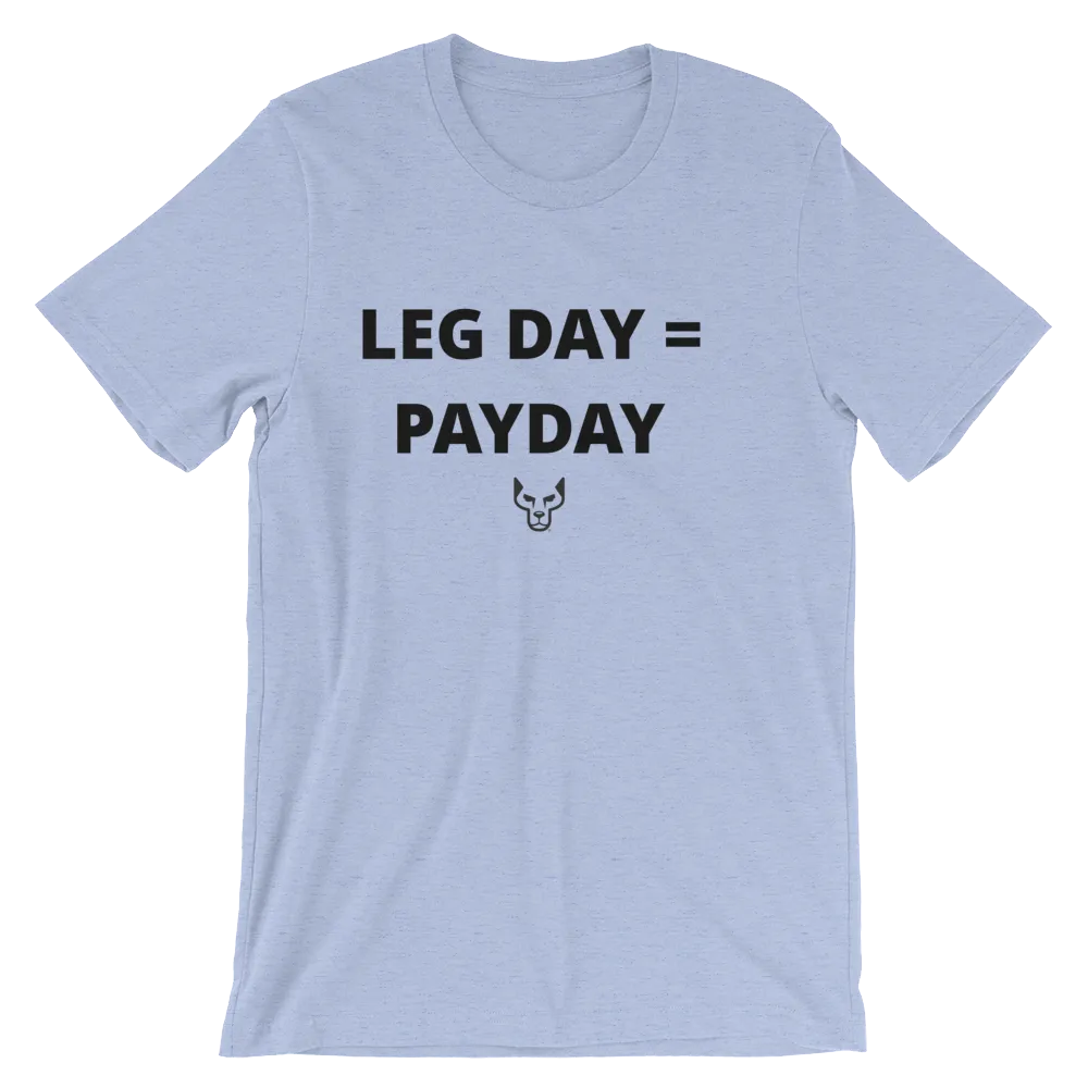 Short-Sleeve Unisex T-Shirt, UnderDog, Leg Day