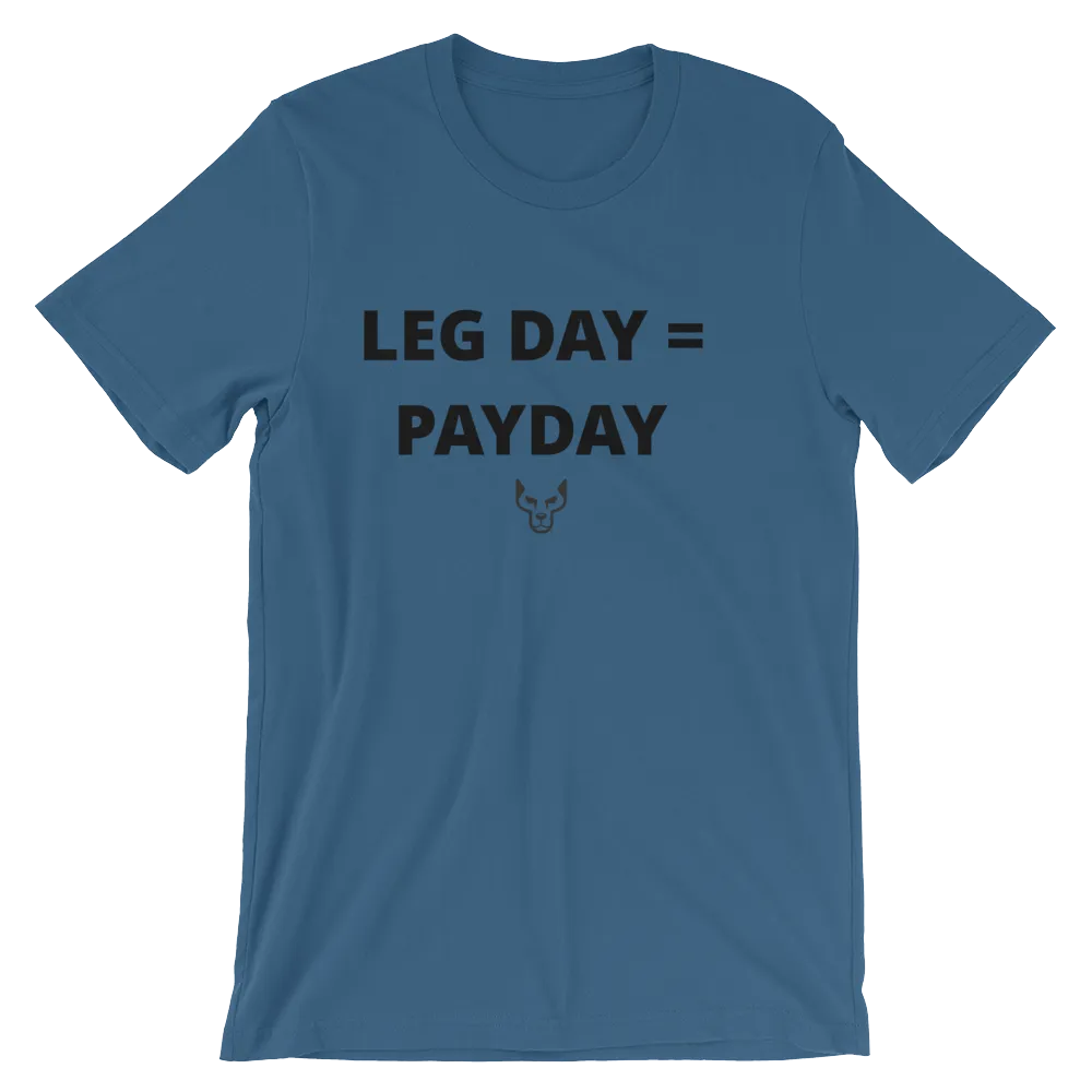 Short-Sleeve Unisex T-Shirt, UnderDog, Leg Day