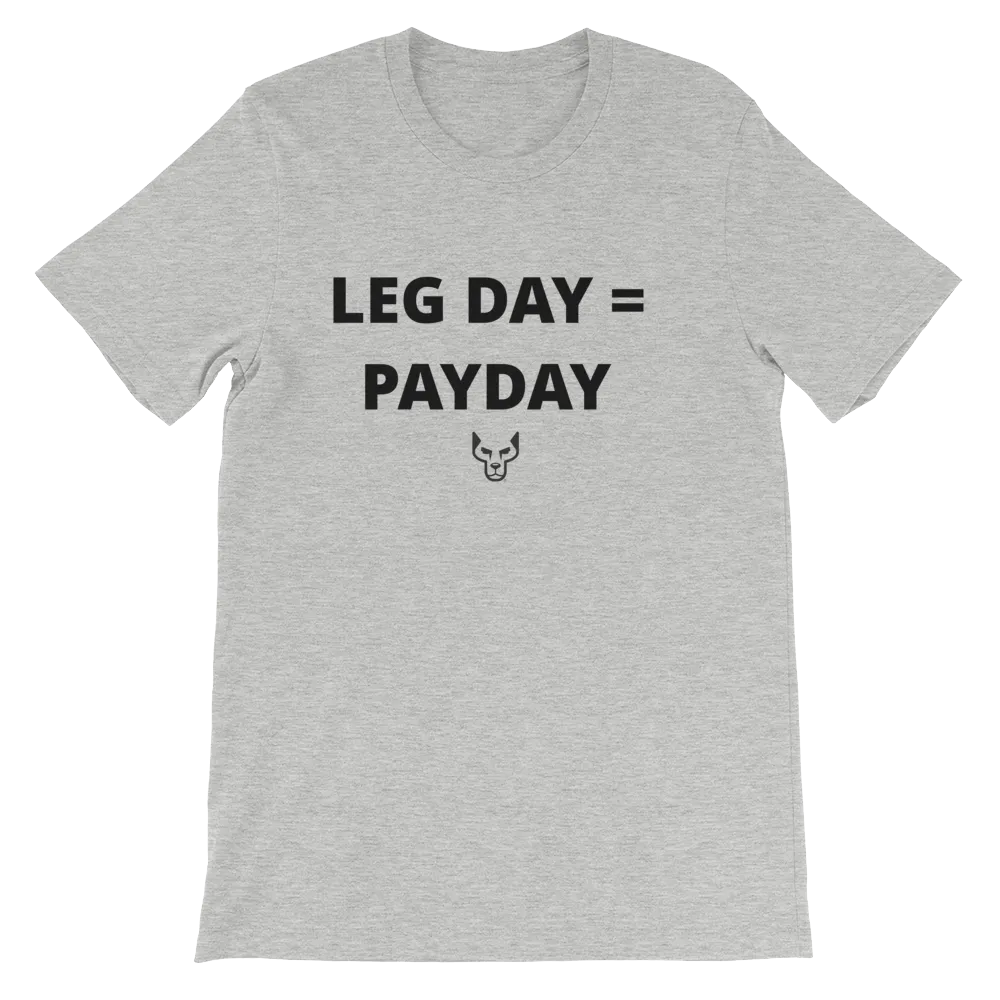 Short-Sleeve Unisex T-Shirt, UnderDog, Leg Day
