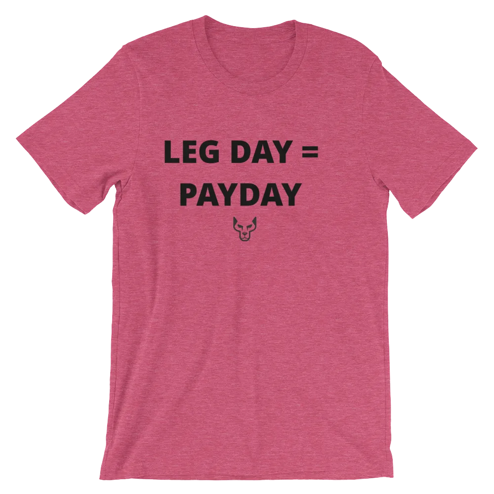 Short-Sleeve Unisex T-Shirt, UnderDog, Leg Day