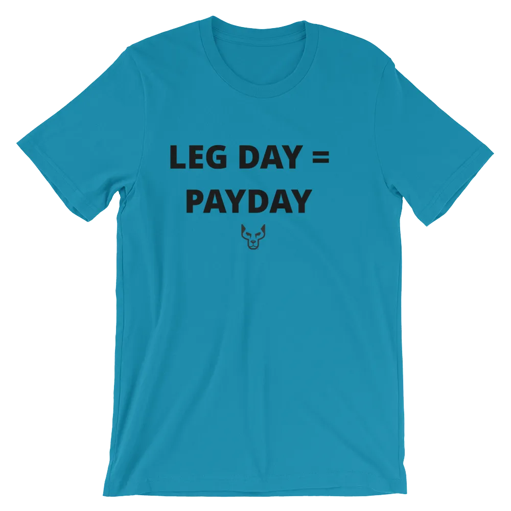 Short-Sleeve Unisex T-Shirt, UnderDog, Leg Day
