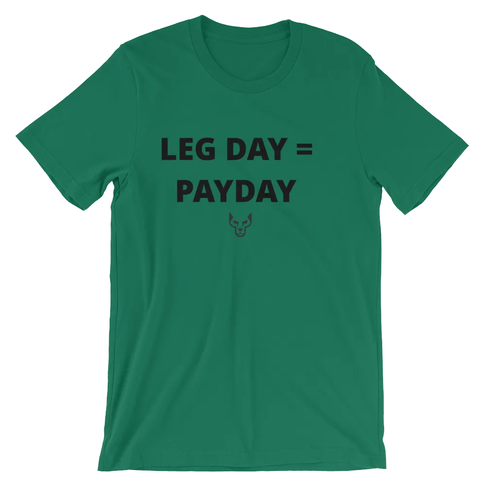 Short-Sleeve Unisex T-Shirt, UnderDog, Leg Day