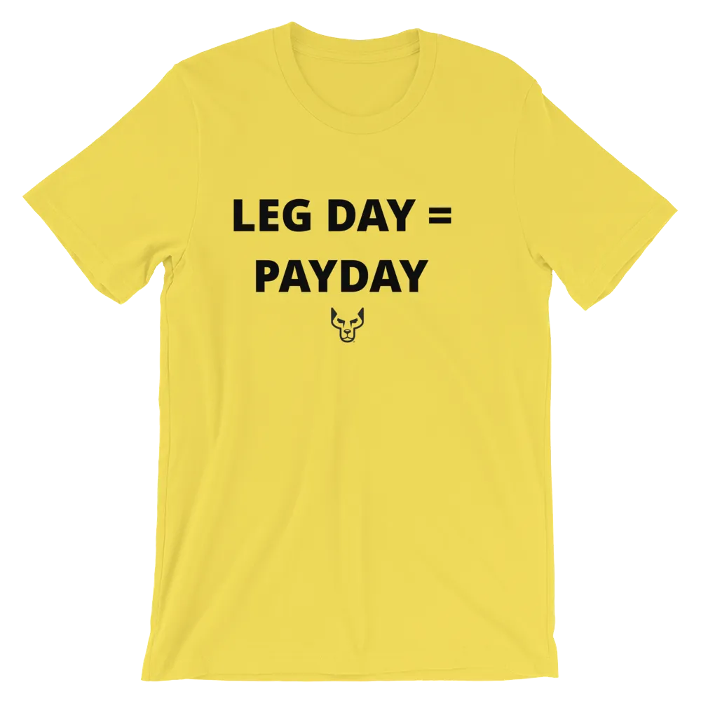 Short-Sleeve Unisex T-Shirt, UnderDog, Leg Day