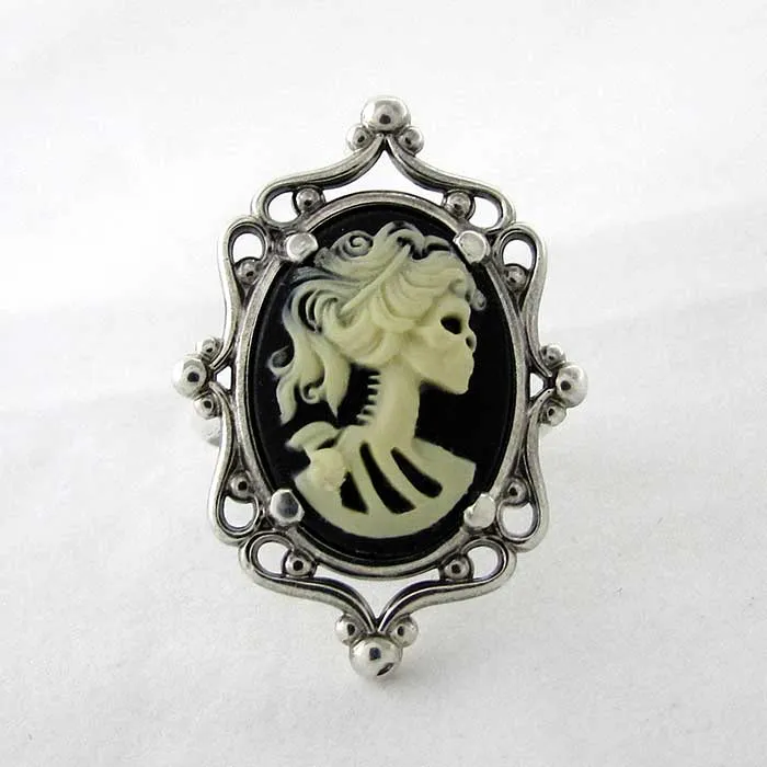 Skeleton Cameo Ring