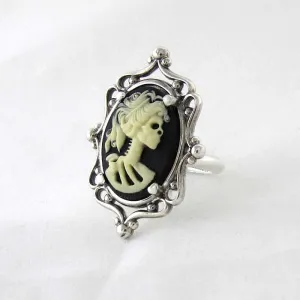 Skeleton Cameo Ring