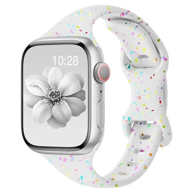 Slim Silicone Sports Watch Band