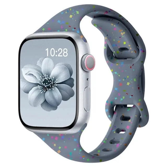Slim Silicone Sports Watch Band