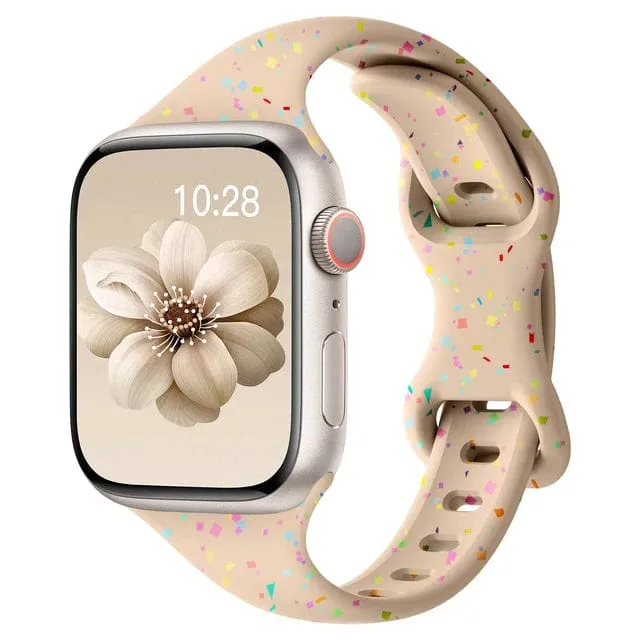 Slim Silicone Sports Watch Band