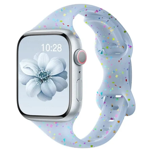 Slim Silicone Sports Watch Band